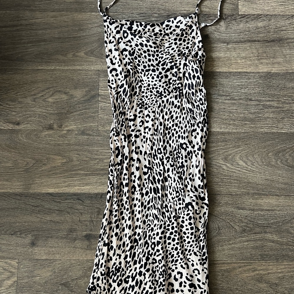 Cheetah slip dress
